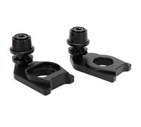 For SYM For MAXSYM TL500 Motorcycle Chain Adjustment Block Frame Swingarm Spools Sliders Rear Wheel Axle Stand Hook Set Motorcycle Crash Protector Pad(Black)