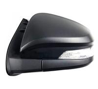 For T&oyota For Hilux 2015 Car Exterior Mirrors Side Rear View Assembly Auto Electric Folding LED Turn Signals Auto Electric Mirrors(Black-Left,3 Wire)