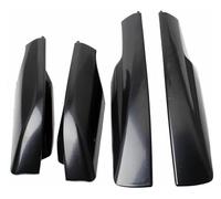 For T&oyota For RAV4 2006-2012 Black 4Pcs Roof Rack Bar Rail End Protection Cover Trim Roof Rails Rooftop Holder