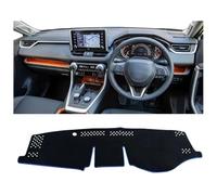 For T&oyota For RAV4 For XA50 For Hybrid 2019-2022 2023 Sun Shade Pad Instrument Desk Carpet Car Dashboard Cover Mat Car Dash Cover Mat(A Blue Side RHD)