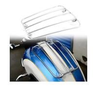 For T&riumph For Bonneville CB1100 XL 883 For Dyna For Interceptor 650 For Bobber Motorcycle Tank Luggage Rack Aero Parcel Holder Rear Racks For Motorbikes(Silver)