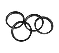 For T5 T28 Wheel Bore Center Spacer OD 74.1mm ID 72.6mm Accessories Aluminum Alloy 72.6-65.1 Car Hub Centering Ring 4pcs