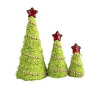 For Table,3 Piece Artificial Table Decorations | Miniature Tree For Desktop Christmas Decorations, Party Indoor Shelf Stove Living Room Winter Outdoor Garden