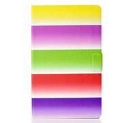 for Tablet Case for iPad Air 11 Inch M2 2024, Lightweight Shockproof Flip Leather Book Wallet Cover Case with fold Stand Protection for iPad Air 11 Inch M2 2024rainbow