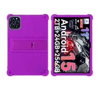 for TABWEE T50/T90/W90 Case 11 Inch 2025 Tablet with PC Kickstand, Soft Silicone, Washable, Thickened Corner Shockproof Case, Purple