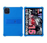 for TABWEE T50/T90/W90 Case 11 Inch 2025 Tablet with PC Kickstand, Soft Silicone, Washable, Thickened Corner Shockproof Case, Blue