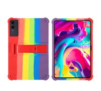 for TABWEE T60 Pro/ T65 Case 13.4 inch 2025 Tablet with PC Kickstand, Soft Silicone, Washable, Thickened Corner Shockproof Case for Bmax MaxPad i13 13.3 Inch, Rainbow