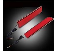 For Tail/Brake Turn Signal Lights Rear Fog Lamps LED Bumper Reflector Lights For Mitsubishi For Lancer For Evo X For Outlander Car Work Lamp Fog Lights(Red Lens)