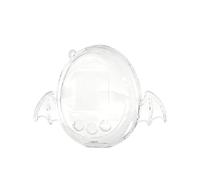 for Tamagotchi Meets Hard Crystal Protective Case Full Body Protection Anti Yellow Anti Scratch Standable Clear PC Cover (Transparent Little Devil)