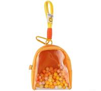 For Tamagotchi Paradise Case Canvas Storage Bag with Lanyard Shockproof Protective Pouch for Travel Pink Purple Blue Yellow 11.3x9.5cm(yellow)