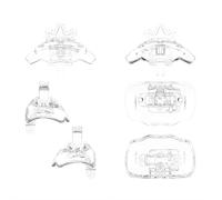 for Tamagotchi Paradise Case- Cute Crown-Shaped Pc Clear Hard Shell Cover for Tamagotchi Paradise Electronic Pet Game Consoles, Shockproof Anti-Drop Protection (Clear)