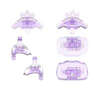 for Tamagotchi Paradise Case- Cute Crown-Shaped Pc Clear Hard Shell Cover for Tamagotchi Paradise Electronic Pet Game Consoles, Shockproof Anti-Drop Protection (Purple)