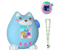 for Tamagotchi Paradise Case,Cute Standing Dog Silicone Protective Cover for Tamagotchi Paradise Electronic Pet,Waterproof Washable Shockproof Anti-Drop 360Full Protection,Puppy Style (Blue)