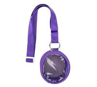 for tamagotchi Paradise Case Protective Nylon Storage Bag with for tpu Shell - Shockproof Cover for Virtual Pet Console Accessories - Blue Pink Purple 9x7.5x4cm(Purple)