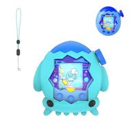 for Tamagotchi Paradise Case- Silicone Soft Shell Cover for Tamagotchi Paradise Electronic Pet,Waterproof Sweatproof Washable Shockproof Anti-Drop 360°Full Protection,Squid Style(Teal)