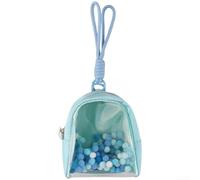 For Tamagotchi Paradise For Mini-Focused Transparent Storage Bag Built with Reinforced Canvas Material for Lightweight Portability and Functional (blue)
