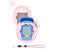 for Tamagotchi Paradise Virtual Pet Game Machine Case Cover,WUNIAK Interactive Design Kid Friendly Silicone Protective Portable Scratch Shock Resistant Shell with Button Cover & Lanyard, Pink.