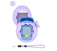 for Tamagotchi Paradise Virtual Pet Game Machine Case Cover,WUNIAK Interactive Design Kid Friendly Silicone Protective Portable Scratch Shock Resistant Shell with Button Cover & Lanyard, Purple.