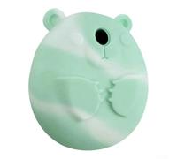 For Tamagotchi Pix Fitted Silicone Case with Non-Slip and Integrated Hand Strap for Reliable Handling (Green)
