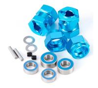 For Tamiya 1/10 RC 12mm Wheel Hex Hub Adapters | RC Car Accessories RC Car Parts 4Pcs Aluminum 12mm Wheel Hex Adapter Locking Hub Wheel Hex Adapters