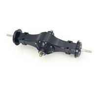 For Tamiya 1/14 RC Truck Car Diy Parts For Toys 1 Set Metal Rear Axle Upgrade Accessories Black Rear Axle Component RC Axles(Rear through axle)