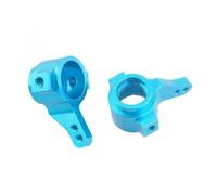 For Tamiya CC01 CC02 1/10 2 Pieces Metal Aluminum Front Knuckle Arm Uprights RC Remote Control Cars OP Upgrade Parts RC Car Steering Knuckle(Blue)