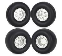 For Tamiya For Hornet For Buggy 1/10 4Pcs Rubber Tires Wheels With Silencing Sponge Frog Sand Scorcher Grasshopper RC Parts Rims