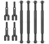 For Tamiya For HotShot 58391 4WD 1/10 Steel Front Rear CVD Drive Shaft Dogbones And Cup RC Car For Buggy Truck Parts Models(1 Set)