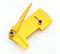 For Tamiya For HSP For HPI 1/8 1/10 RC Car Shunting Tools CNC Adjustable Ruler Height Four Wheel Positioning Camber 15 Degrees Models Upgrades Parts(Yellow)