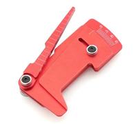 For Tamiya For HSP For HPI 1/8 1/10 RC Car Shunting Tools CNC Adjustable Ruler Height Four Wheel Positioning Camber 15 Degrees Models Upgrades Parts(Red)