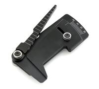 For Tamiya For HSP For HPI 1/8 1/10 RC Car Shunting Tools CNC Adjustable Ruler Height Four Wheel Positioning Camber 15 Degrees Models Upgrades Parts(Black)