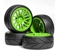 For Tamiya For Kyosho Infinity For HPI 1/10 4pcs On-Road Car Belt Drive Tires Decorative Spare Parts Toy Models RC Car Toys Components
