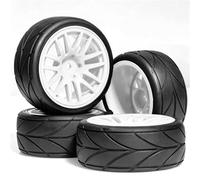 For Tamiya For Kyosho Infinity For HPI 1/10 4pcs On-Road Car Belt Drive Tires Decorative Spare Parts Toy Models RC Car Toys Components