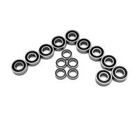 For Tamiya For Lunchbox For Grasshopper For Hornet 1/10 Rc Car For 2Rs Sealed 5x8x2.5Mm 5x11x4Mm Ball Bearing Kit 15Pcs Modify Parts Rc Parts Accessories