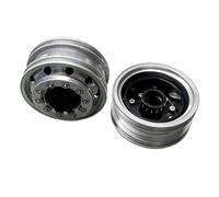 For Tamiya For SCANIA 770S For VOLVO 750 For ACTROS 3363 For MAN 1/14 RC Car Metal Front Rear Drive Wheels Hub Upgrade Parts RC Replacements Spare