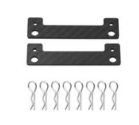 For Tamiya For TT-01-02 XV-01 1/10 RC Body Mount Crossmember | RC Car Parts Carbon Fiber Pattern Body Mount Crossmember Invisible RC car Components