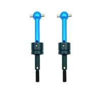 For Tamiya For TT-01 For TT01 For TT-02 For TT02 TA04 1/10 2PCS Metal For Universal Drive Shaft CVD 53792 RC Car Upgrade Repairs Parts RC Car Upgrade Part(Blue)