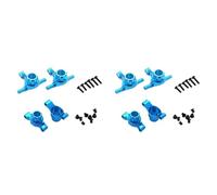 For Tamiya For TT-02 1/10 8Pcs Metal Front And Rear Upright Knuckle Arms Steering Knuckle Set RC Car Upgrade Accessories RC Car Steering Knuckle