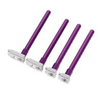 For Tamiya For TT-02 TT-02D 1/10 RC Body Mounts | RC Car Accessories RC Car Parts 4pcs Aluminum Alloy Shell Body Mount(Purple)