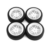 For Tamiya For TT01 02 For XV01 For PTG-2 For Kyosho For HPI For HSP 4pcs 65mm Hard Drift Tire 1/10 RC Car Touring For Racing Car Tyre Wheel Tyre