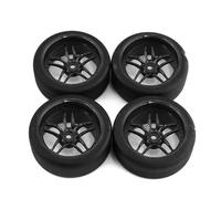 For Tamiya For TT01 02 For XV01 For PTG-2 For Kyosho For HPI For HSP 4pcs 65mm Hard Drift Tire 1/10 RC Car Touring For Racing Car Tyre Wheel RC Tire Set