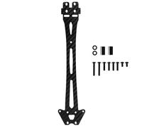 For Tamiya For TT01 1/10 RC Car Carbon Fiber Second Floor Board Plate Upgrade Parts Accessories Replace Accessories RC Toys Components