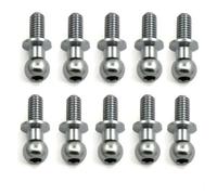 For Tamiya For TT01 For TT02 For Sakura D5 1/10 10Pcs M3 Metal Hex Ball Head Screws RC Drift Car Spare Parts For Universal RC Repairs Models Spare