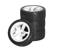 For Tamiya For TT02 For HPI For Kyosho 1/10 WRC I20 For Rally Tires Flat-run Rc Car Parts Accessory Upgrades Replacement And Repair RC Wheels Rims