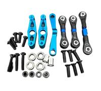 For Tamiya For TT02 For Tt-02 1/10 Rc Car Metal Steering Assembly With Bearing Adjustable Tie Rods DIY Upgrade Parts Rc Drift Cars Parts