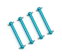 For Tamiya For TT02B 1/10 Metal For Universal Drive Shaft Driveshaft CVD Dogbone RC Car Upgrades Parts Modification Car Accessories 4Pcs RC Accessories(Blue)