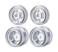 For Tamiya Frog Sand Scorcher Grasshopper For Hornet 1/10 4Pcs Aluminum Beadlock Wheel Rim Hub Rubber Tires Set For Buggy Rc Parts