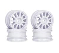 For Tamiya M03 M04 M05 MB01 MF01 XM01 SW01 1/10 1/12 RC Car Plastic 4Pcs 42mm For Racing Wheel Rubber Tire With Insert Foam Upgrade Parts Rc Replace Parts
