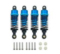 For Tamiya TT-02 TT-02d M-05 M-06 1/10 RC Car Upgrade Parts 4Pcs Aluminum Alloy Shock Absorbers Damper Set 60mm RC Spare Parts RC Spare Part(Blue)