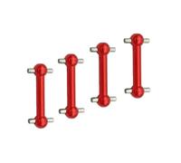 For Tamiya TT02D TT02S For TT-02 4Pcs Drive Shaft Dog Bone 1: 10 RC Car Tracked Vehicle Parts And Accessories Upgrade Replacement Use RC Car Accessories(Red)